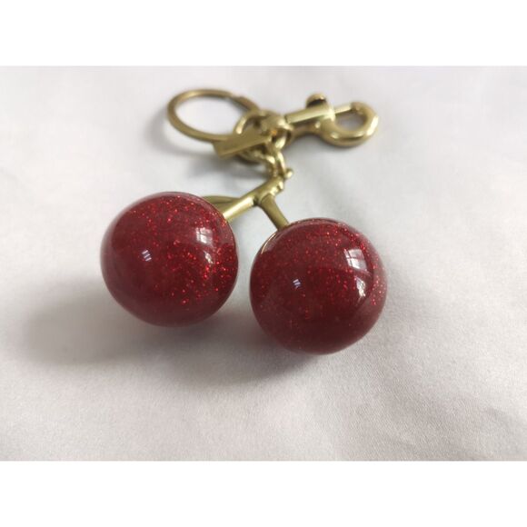 Coach Cherry Bag Charm Keychain - Picture 2 of 4